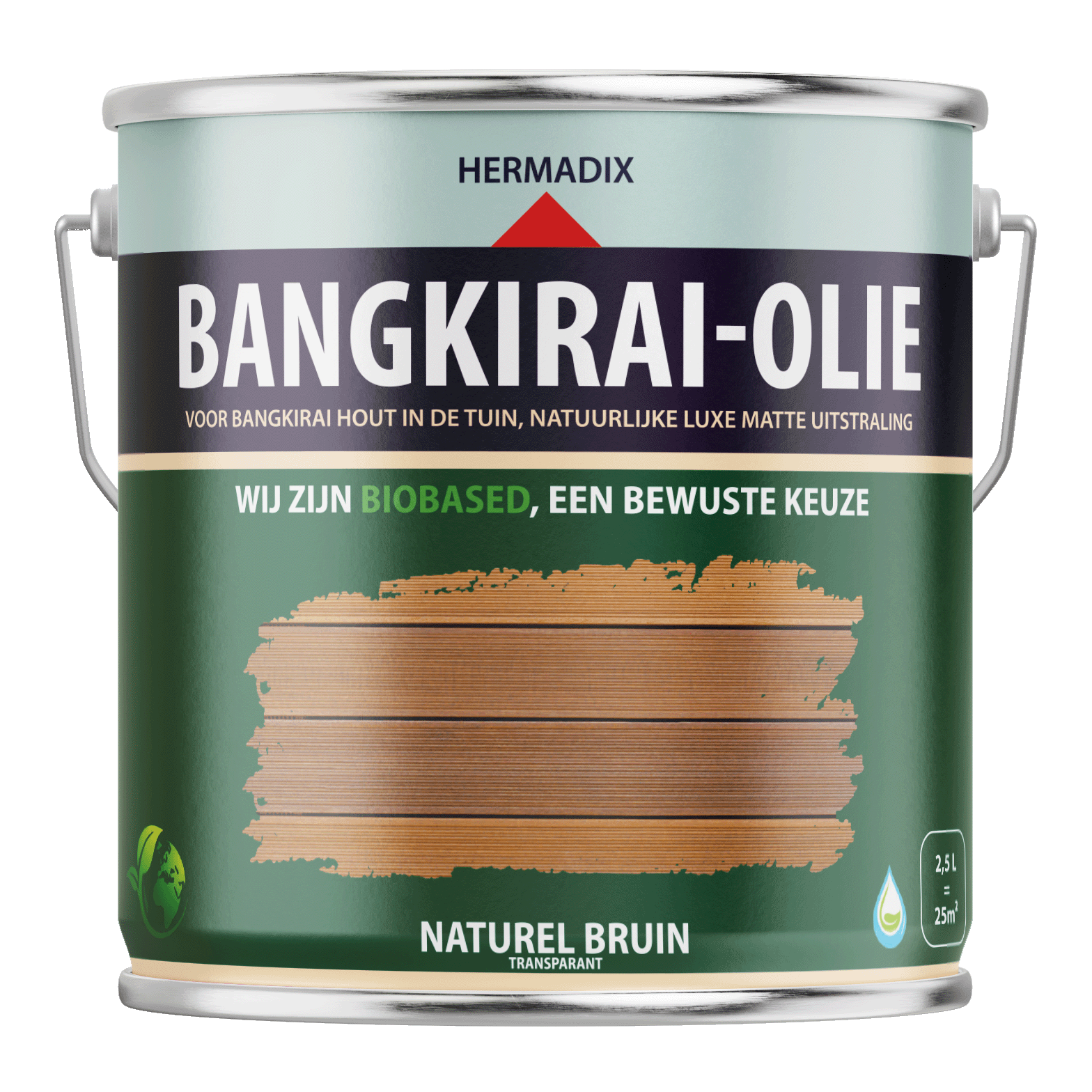 Hermadix Bangkirai-olie 2,5L